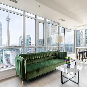  Apartment Luxury 2 Bedroom In The Heart Of Entertainment District W/ Cn Tower View